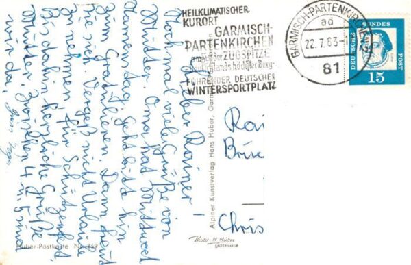Olympia Skistadion Sprungturm Garmiisch-Partenkirchen H. Hueber 869 – Bild 2