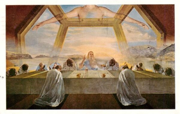 Dali Salvador Kuenstlerkarte The Sacrament of the Last Supper