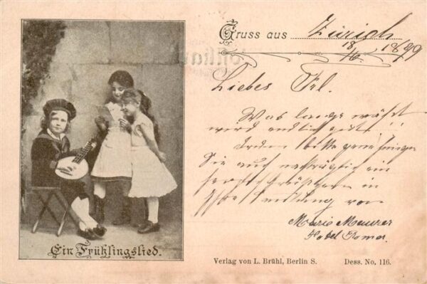 Mandoline-- Ein Fruehlingslied  L. Bruehl Nr. 116