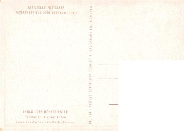 Passionsspiele Oberammergau Annas Der Hohepriester – Bild 2