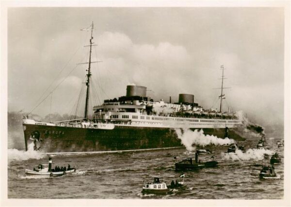 Dampfer Oceanliner Turbinen Schnelldampfer EUROPA