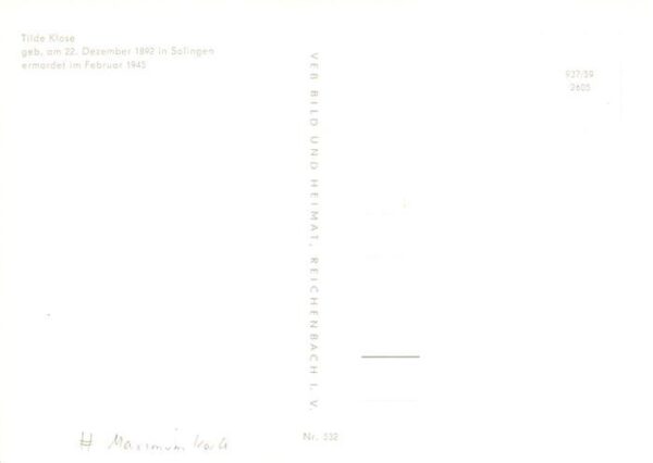 Persoenlichkeiten Tilde Klose – Bild 2