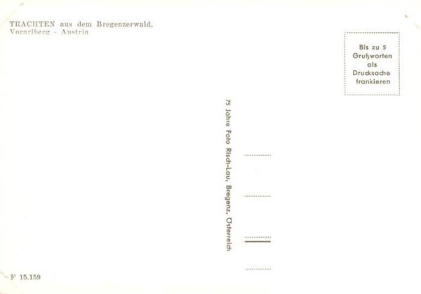 Trachten oesterreich Bregenzerwald Vorarlberg – Bild 2