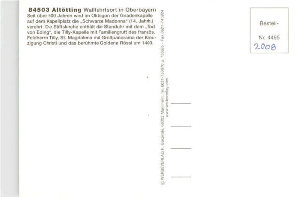 Papst Pope Pape Altoetting Basilika – Bild 2