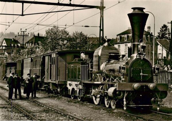 Eisenbahn Railway Chemin de Fer 100 Jahre Schweizer Eisenbahn  Spanisch-Broetli-