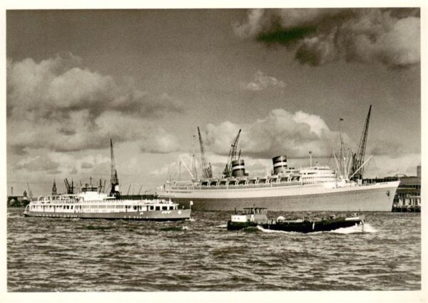 Dampfer Oceanliner Basilea Nieuw Amsterdam Rotterdam