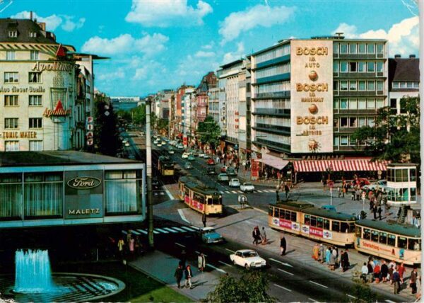 Strassenbahn Tramway-- Koeln am Rhein Hochenzollern-Ring