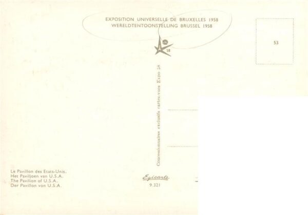 Exposition Universelle Bruxelles 1958 Der Pavilon von U.S.A. – Bild 2