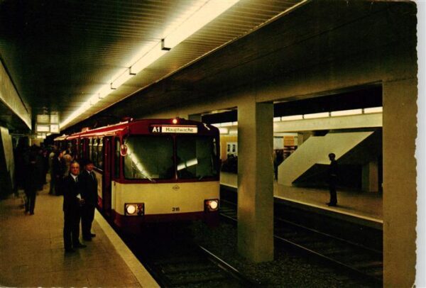 U-Bahn Subway Underground Metro Frankfurt am Main
