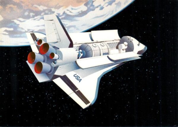 Raumfahrt Space Spatial PTT Bildpostkarte