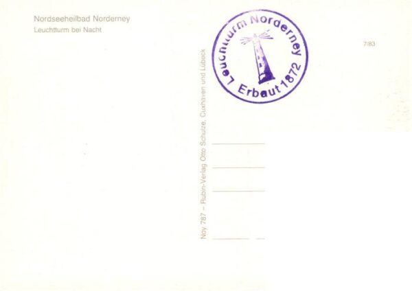 Leuchtturm Lighthouse Faro Phare Nordseeheilbad Norderney – Bild 2