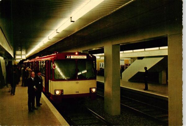 U-Bahn Subway Underground Metro Frankfurt am Main