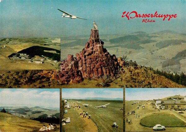 Segelflug Gliding Vol-Voile Vuolo-a-Vela Volo-a-Vela-- Wasserkuppe Rhoen