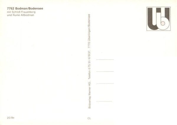 Segelboote Bodman/Bodensee Schloss Frauenberg Ruine Altbodman – Bild 2