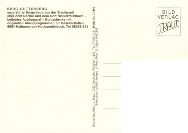 Burgen Burg Guttenberg – Bild 2