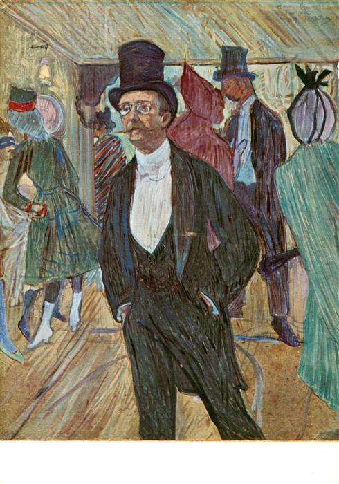 Toulouse-Lautrec Henri de Kuenstlerkarte Musee d Art de Sao-Paulo