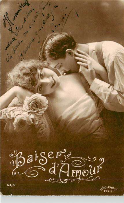 Foto Neo-Phot Nr. Nr. 54/5 Baiser d Amour Liebes Paar