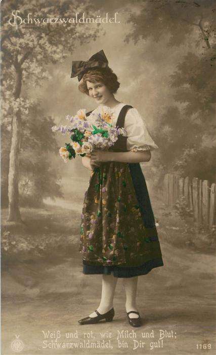 Foto NPG Nr. Nr 1169 Schwarzwaldmaedel