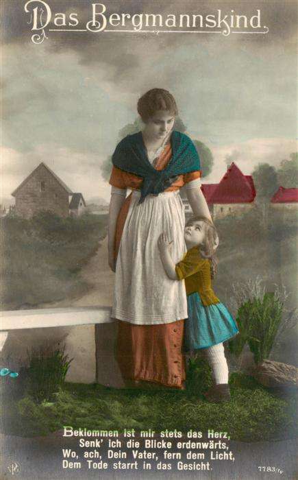 Foto NPG Nr. Nr. 7783/4 Das Bergmannkind