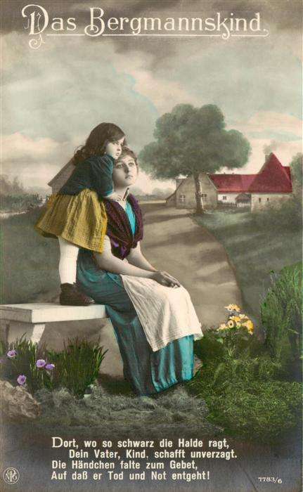 Foto NPG Nr. Nr. 7783/6 Das Bergmannkind