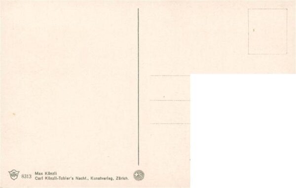 Verlag Kuenzli Zuerich Nr. Nr. 8313 Max Kuenzli Appenzellerin am Stickrahmen – Bild 2