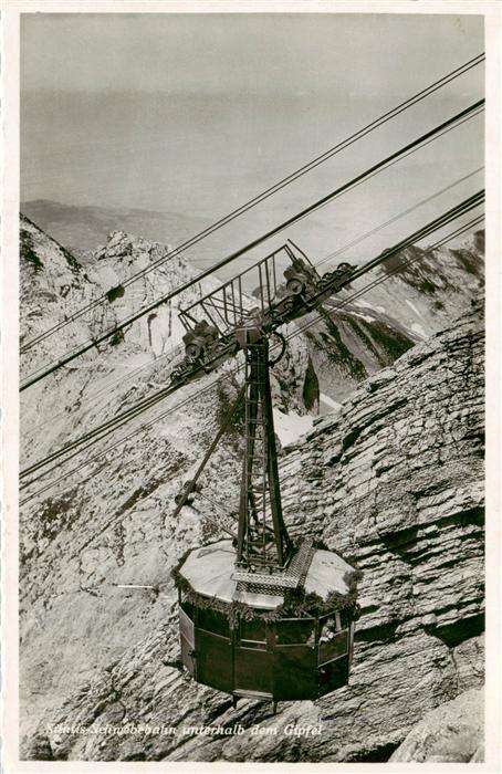 Seilbahn Cable-Car Telepherique Saentis
