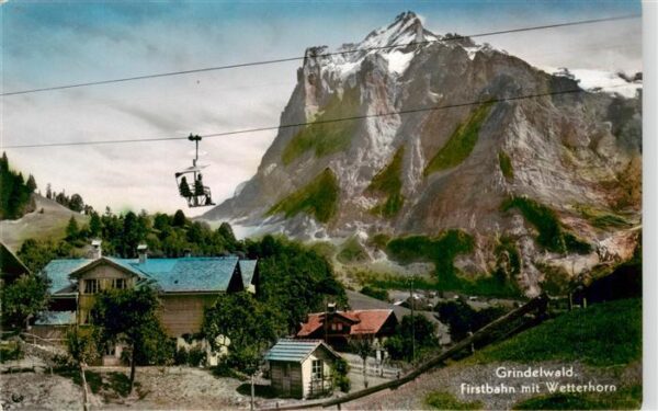 Sessellift Chairlift Telesiege Grindelwald Wetterhorn