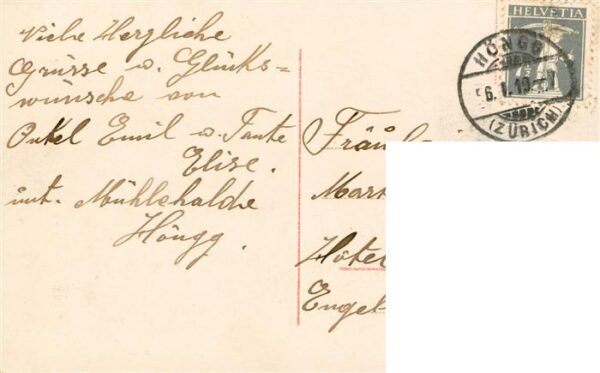 Foto Amag Nr. Nr. 60779/6 Herzliche Neujahrgruesse Frau – Bild 2