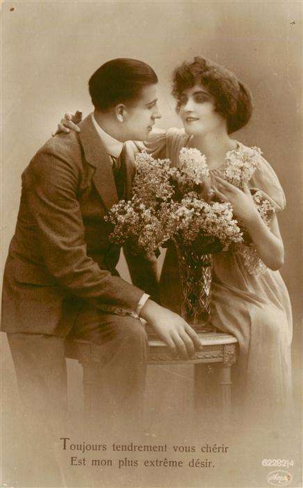 Foto Amag Nr. Nr. 62282/4 Liebespaar Frau Mann