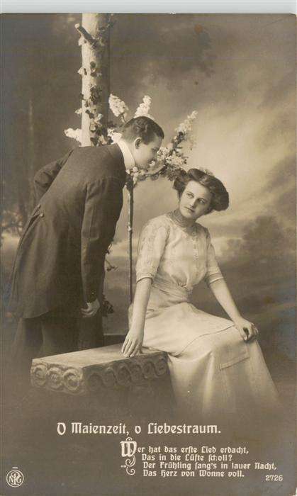 Foto NPG Nr. Nr. 2726 O Maienzeit o Liebestraum