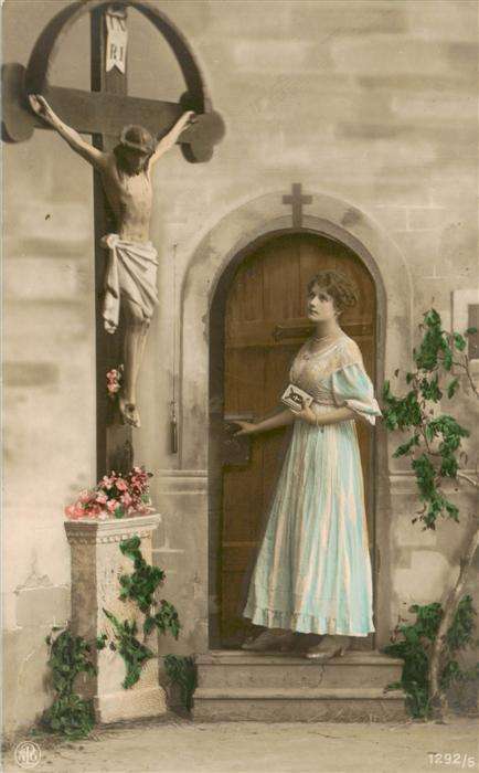 Foto NPG Nr. Nr. 1292/5 Frau Kreut Jesus