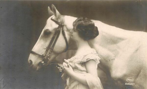 Foto Amag Nr. Nr. 62623/1 Frau Pferd