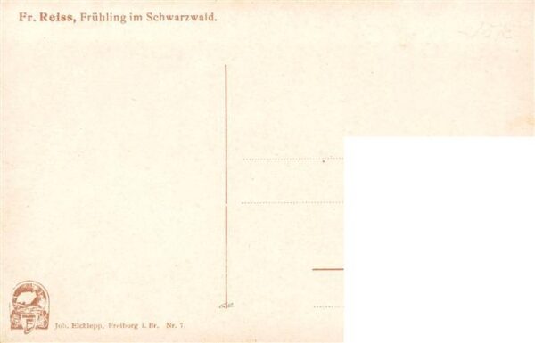 Reiss Fritz Schwarzwaldkuenstler Fruehling im Schwarzwald – Bild 2