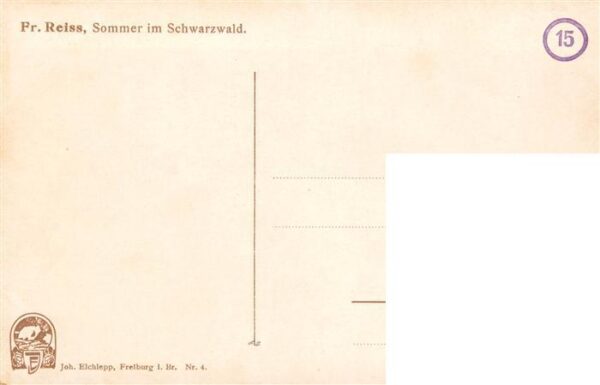 Reiss Fritz Schwarzwaldkuenstler Sommer im Schwarzwald – Bild 2