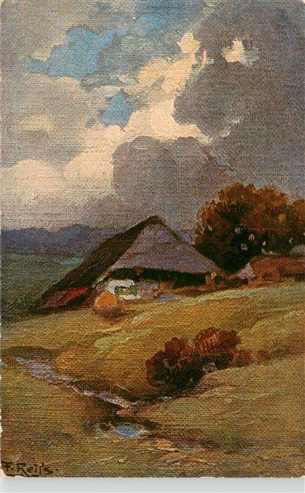 Reiss Fritz Schwarzwaldkuenstler Haus Landschaft