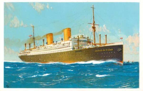 Dampfer Oceanliner Norddeutscher Lloyd Bremen General von Streuben