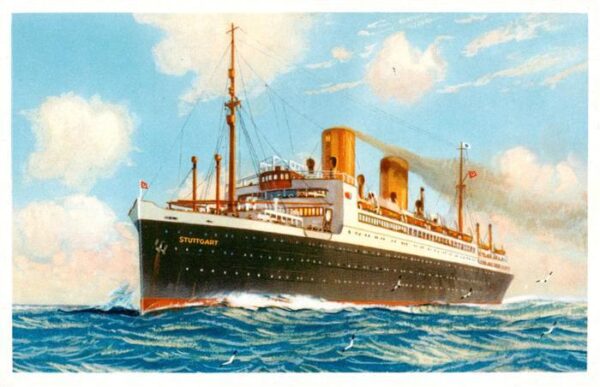 Dampfer Oceanliner Norddeutscher Lloyd Bremen Stuttgart