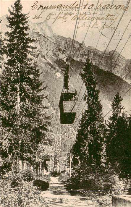 Seilbahn Cable-Car Telepherique Chamonin