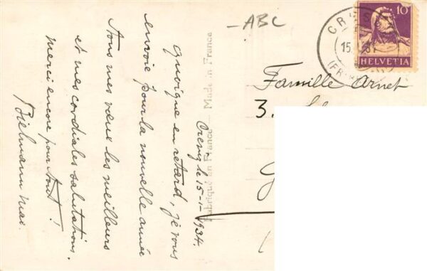Foto ABC Nr. Nr. 2687 Bonne Annee Blume – Bild 2