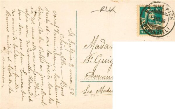Foto RLK Nr. Nr. 9001/5 Bonne Fete Kind Maedchen – Bild 2