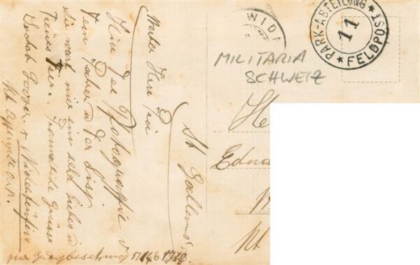 Militaria Schweiz Soldaten Pferde – Bild 2