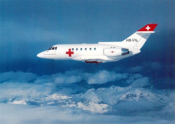 Flugzeuge Zivil British Aerospace BAe 125-800 B Swiss Air-Ambulance Rega