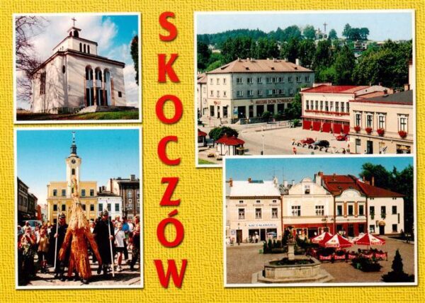Skoczow Skotschau PL Kaplica sw. Jana Sarkandra Pachod z Judoszem Fragment rynkz