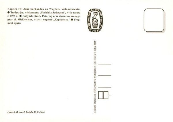 Skoczow Skotschau PL Kaplica sw. Jana Sarkandra Pachod z Judoszem Fragment rynkz – Bild 2