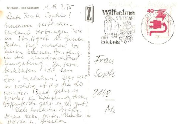 Bad Cannstatt Stuttgart Wilhelma Affe Loewe Pinguine – Bild 2