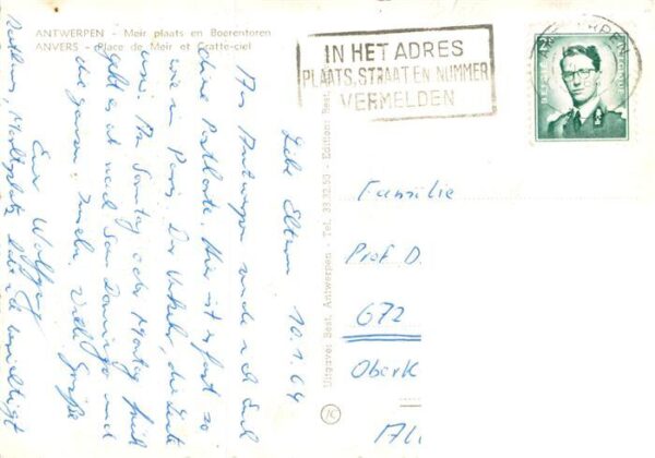 Strassenbahn Tramway-- Antwerpen Anvers – Bild 2