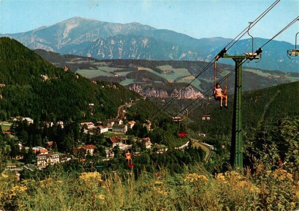 Sessellift Chairlift Telesiege Luftkurort Semmering Seehoehe Hirschenkogel