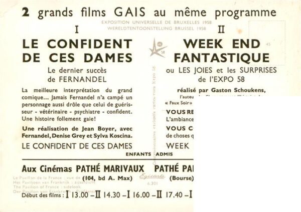 Exposition Universelle Bruxelles 1958 Der Pavillon von Frankreich – Bild 2