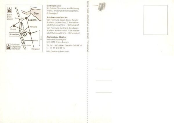 Alphorn Cor des Alpes-- Alphorn-Werkstaette Schweiz – Bild 2