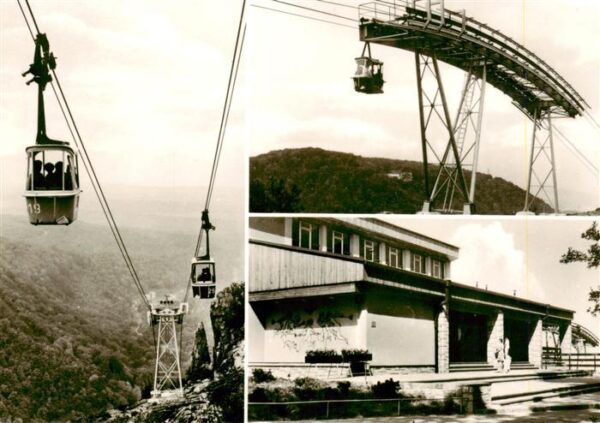 Seilbahn Cable-Car Telepherique Thale/Harz Bodental Hexentanzplatz Bergstation